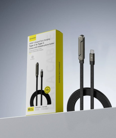 Foldable Fast Charge Phone Stand Cable