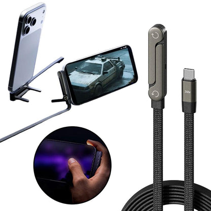 Foldable Fast Charge Phone Stand Cable