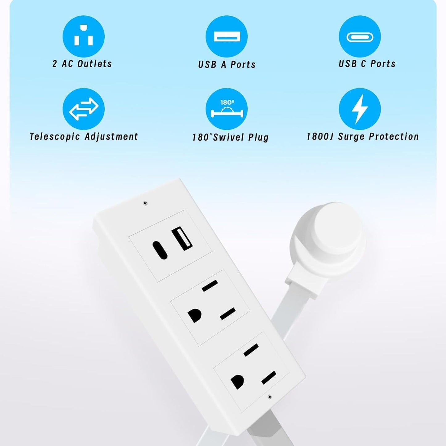 Power Socket Bedside and Sofa Extender